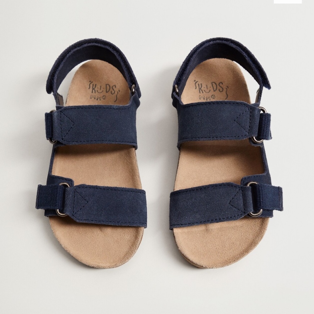 MANGO Leather Strap Sandals 13